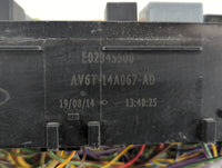 2015-2016 Lincoln Mkc Fusebox Fuse Box Panel Relay Module P/N:AV6T-14A067-AD Fits Fits 2015 2016 OEM Used Auto Parts - Oemus