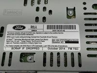 2013-2015 Lincoln Mks Radio AM FM Cd Player Receiver Replacement P/N:DA5T-19C107-HE Fits Fits 2013 2014 2015 OEM Used Auto P