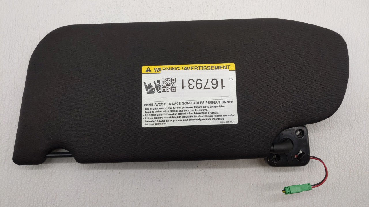 2010-2016 Lincoln Mks Sun Visor Shade Replacement Passenger Right Mirror Fits OEM Used Auto Parts - Oemusedautoparts1.com