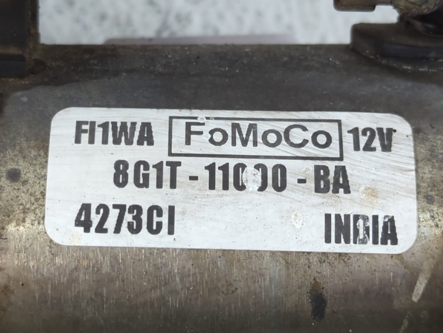 2007-2018 Lincoln Mkx Car Starter Motor Solenoid OEM P/N:8G1T-11000-BA Fits OEM Used Auto Parts - Oemusedautoparts1.com
