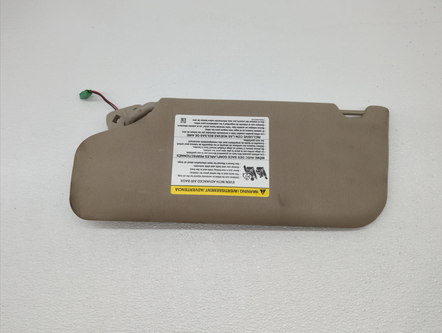 2011-2015 Lincoln Mkx Sun Visor Shade Replacement Passenger Right Mirror Fits Fits 2011 2012 2013 2014 2015 OEM Used Auto Pa