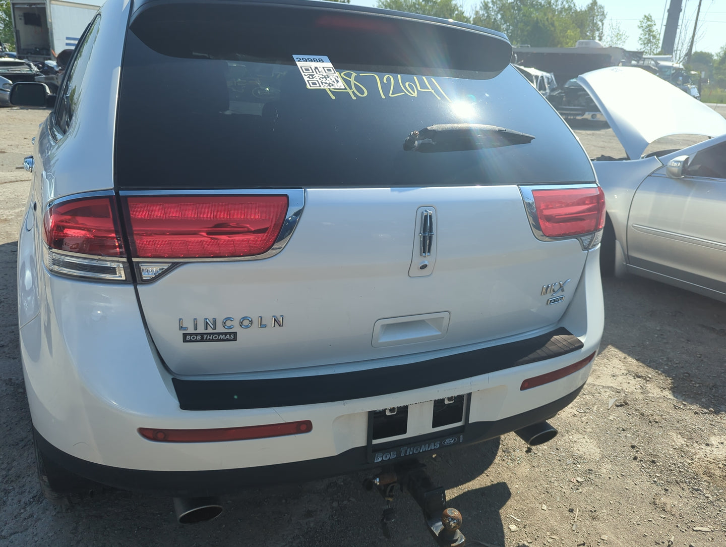 2012-2015 Lincoln Mkx Trunk/decklid/hatch/tailgate Oem - Oemusedautoparts1.com