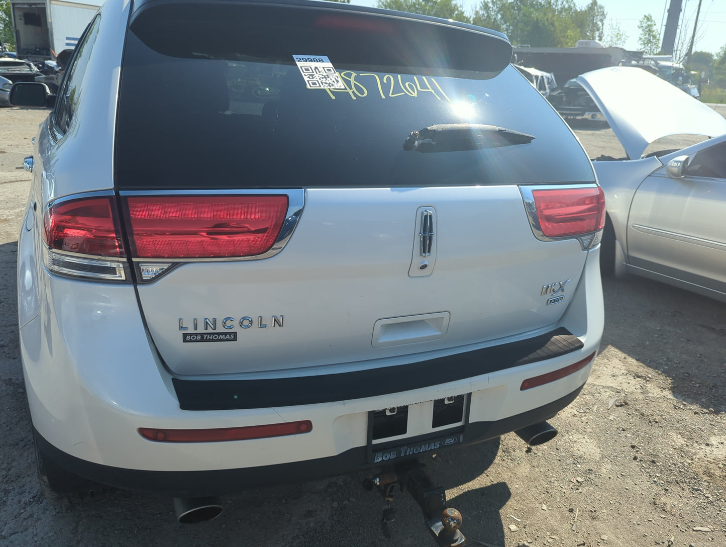 2012-2015 Lincoln Mkx Trunk/decklid/hatch/tailgate Oem - Oemusedautoparts1.com