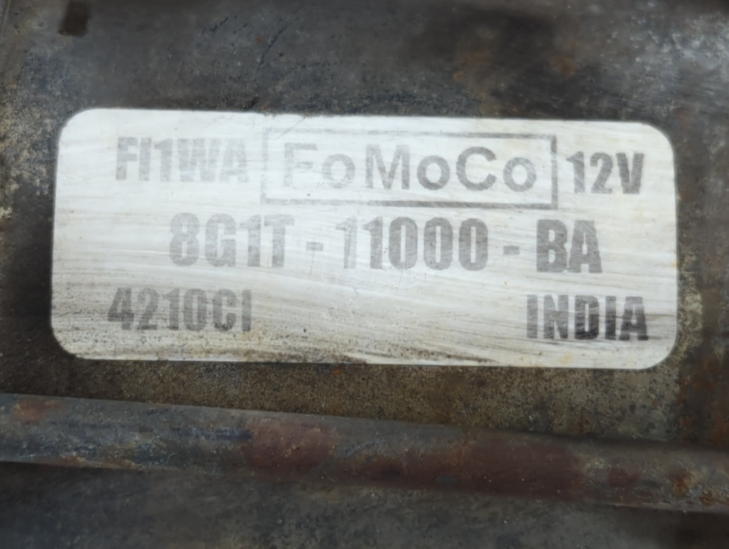 2007-2018 Lincoln Mkx Car Starter Motor Solenoid OEM P/N:8G1T-11000-BA Fits OEM Used Auto Parts - Oemusedautoparts1.com