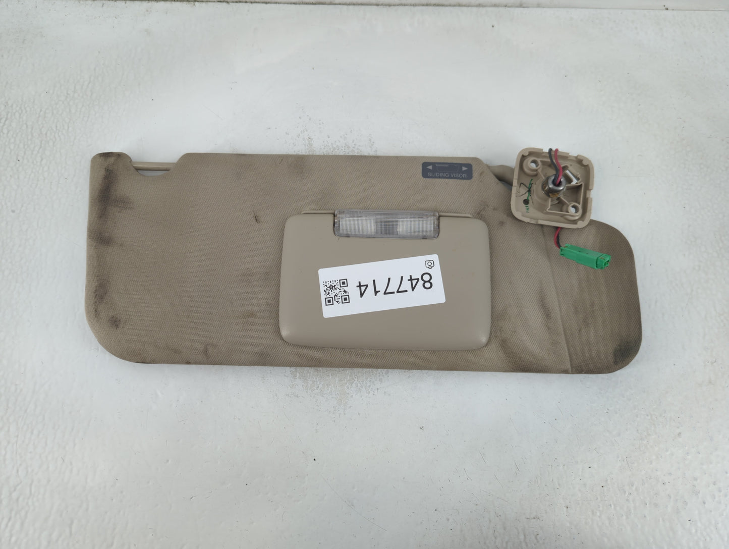 2011-2015 Lincoln Mkx Sun Visor Shade Replacement Passenger Right Mirror Fits Fits 2011 2012 2013 2014 2015 OEM Used Auto Pa