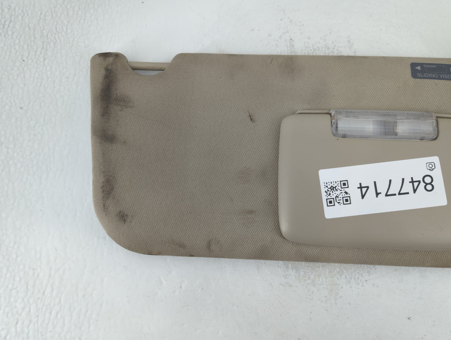 2011-2015 Lincoln Mkx Sun Visor Shade Replacement Passenger Right Mirror Fits Fits 2011 2012 2013 2014 2015 OEM Used Auto Pa