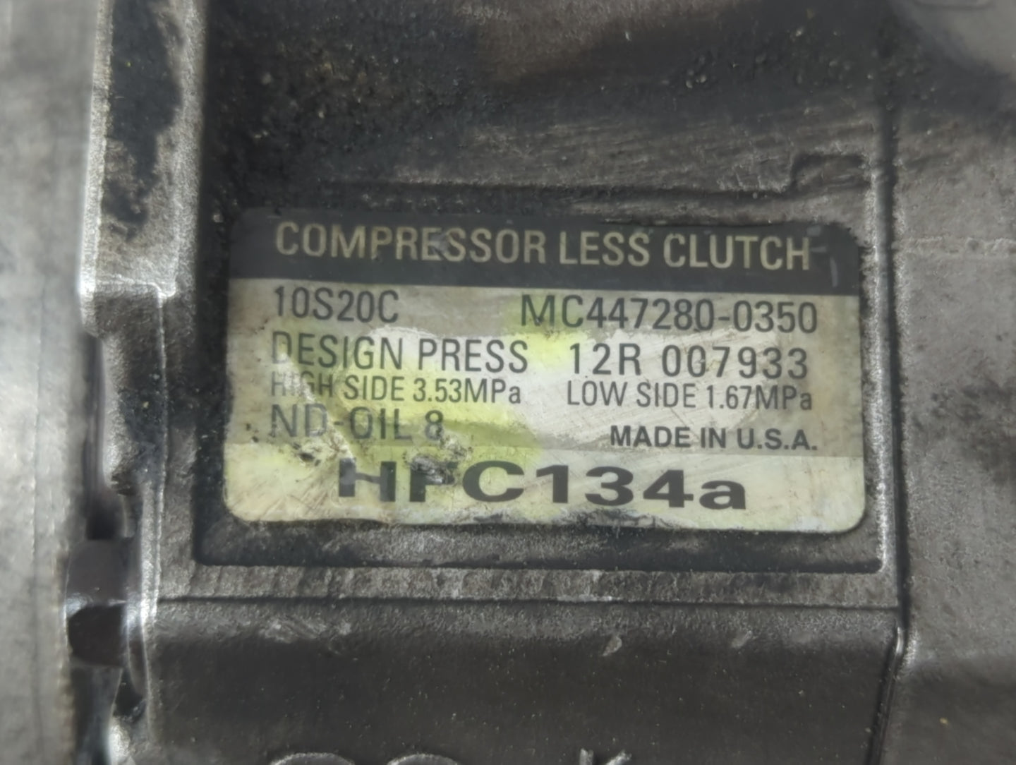 2011-2015 Lincoln Mkx Air Conditioning A/c Ac Compressor Oem - Oemusedautoparts1.com