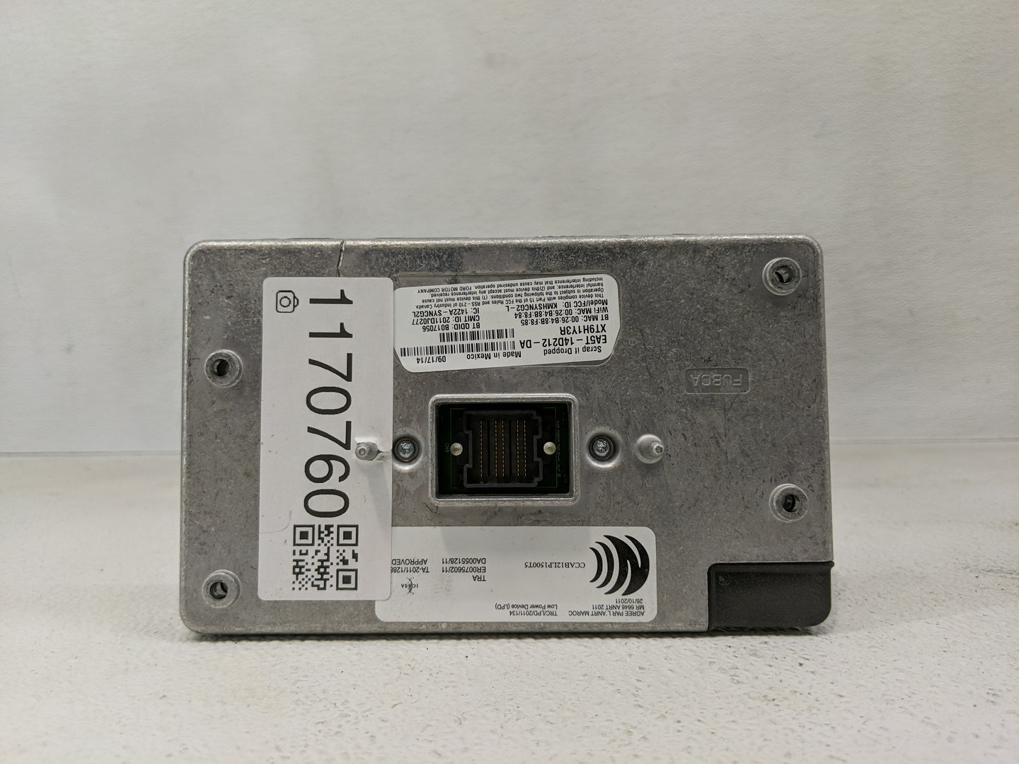 Lincoln Mkz Am Fm Cd Player Radio Receiver - Oemusedautoparts1.com