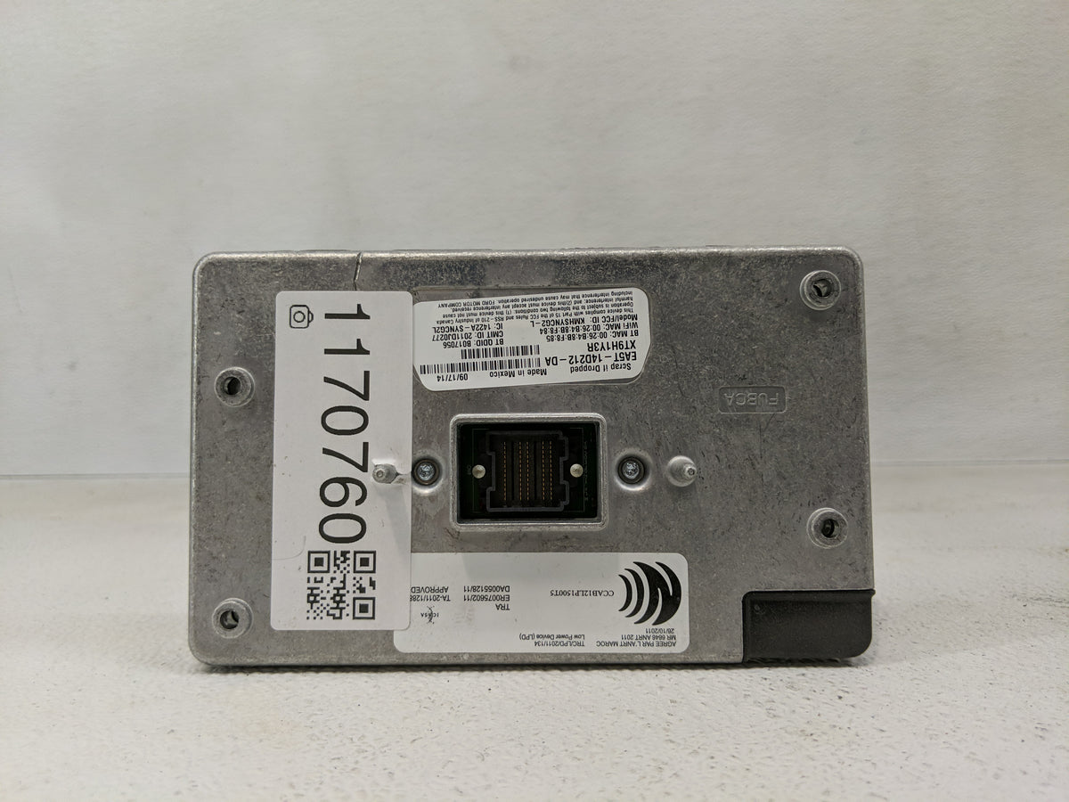 Lincoln Mkz Am Fm Cd Player Radio Receiver 1170760 - Oemusedautoparts1.com