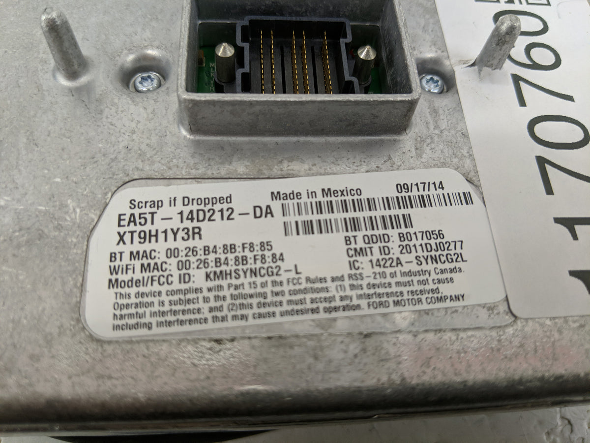 Lincoln Mkz Am Fm Cd Player Radio Receiver 1170760 - Oemusedautoparts1.com