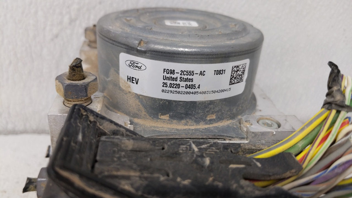 2014-2016 Lincoln Mkz Anti-Lock Brake ABS Pump Module Actuator OEM P/N:FG98-2C555-AC Fits Fits 2014 2015 2016 OEM Used Auto 