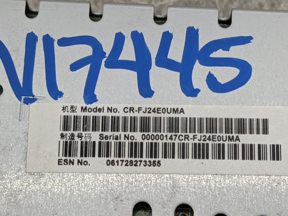 2015 Lincoln Mkz Radio AM FM Cd Player Receiver Replacement P/N:CR-FJ24E0UMA FP5T-18D818-BD Fits OEM Used Auto Parts - Oemus