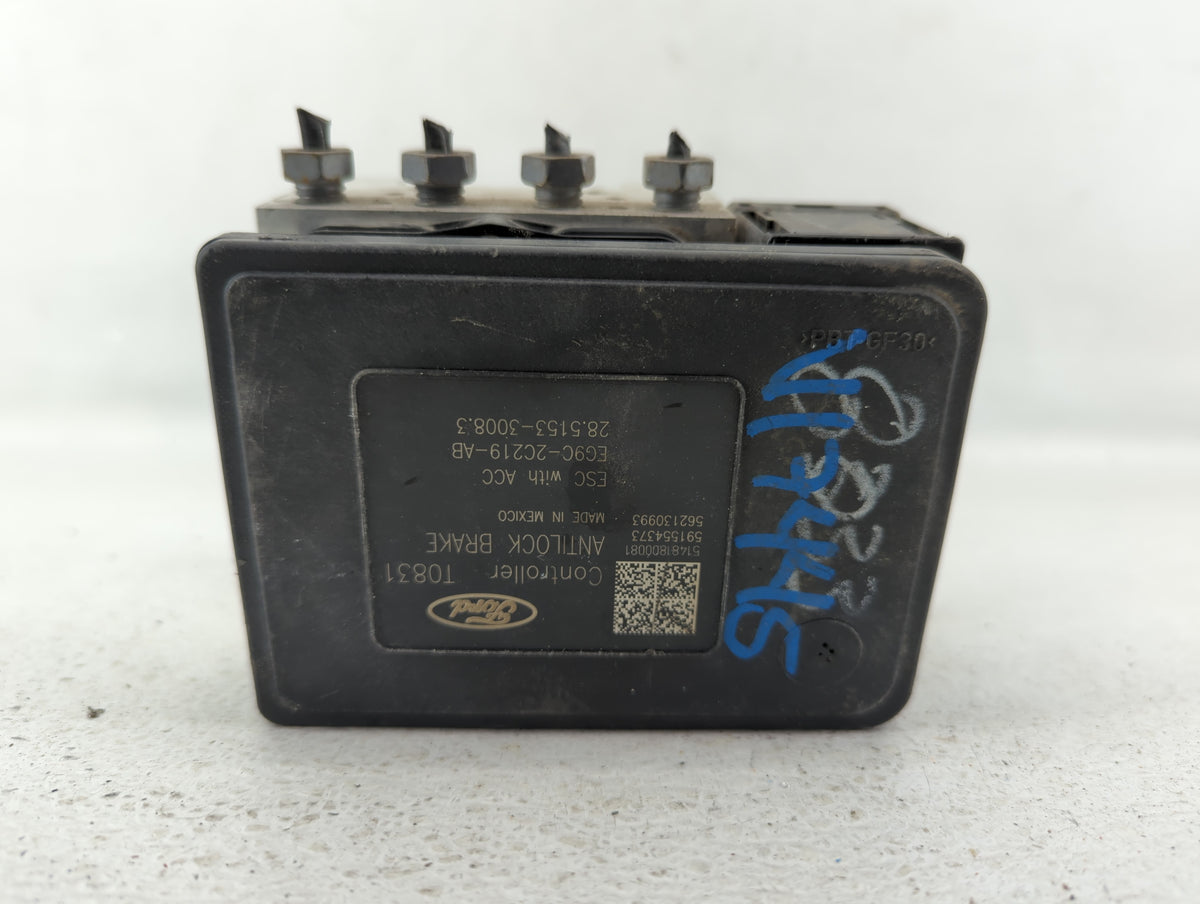 2014-2016 Lincoln Mkz Anti-Lock Brake ABS Pump Module Actuator OEM P/N:EG9C-2C405-AD Fits Fits 2014 2015 2016 OEM Used Auto 