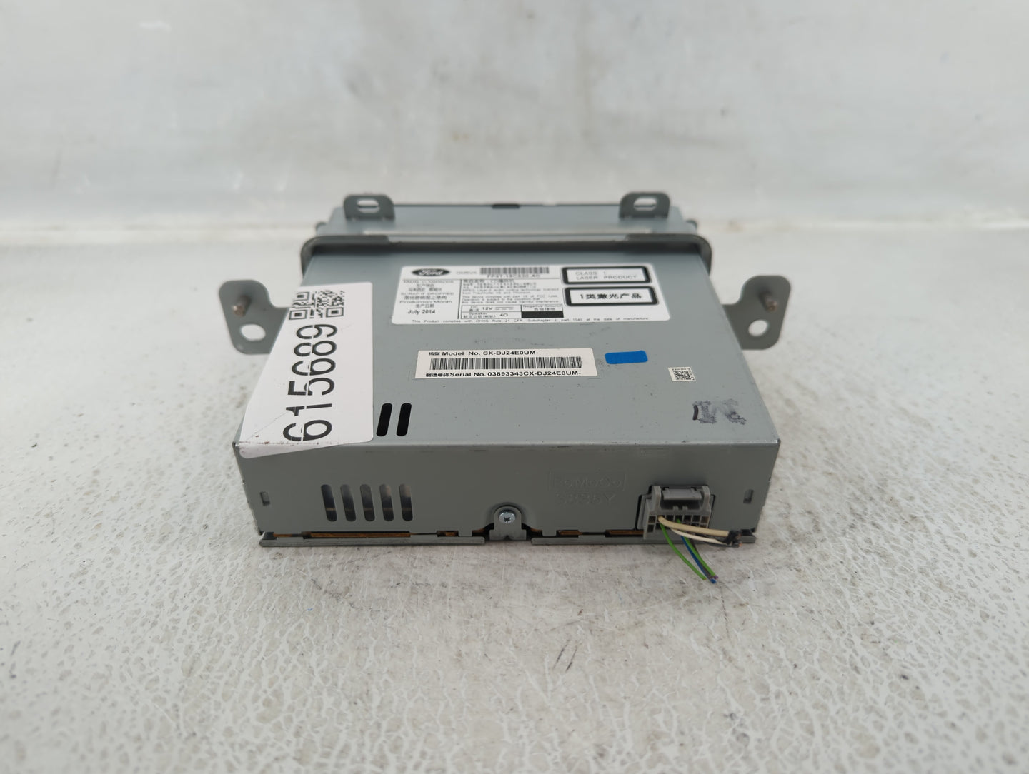 2015-2016 Lincoln Mkz Am Fm Cd Player Radio Receiver - Oemusedautoparts1.com