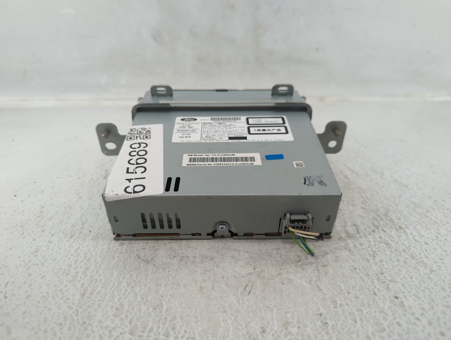 2015-2016 Lincoln Mkz Am Fm Cd Player Radio Receiver - Oemusedautoparts1.com