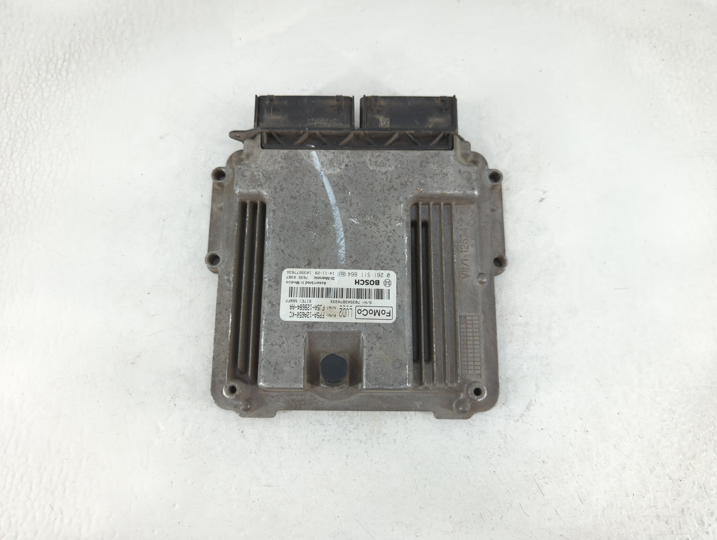 2015 Lincoln Mkz PCM Engine Control Computer ECU ECM PCU OEM P/N:0 261 S11 664 FJ5A-12B684-AA, FP5A-12A650-KC Fits OEM Used 