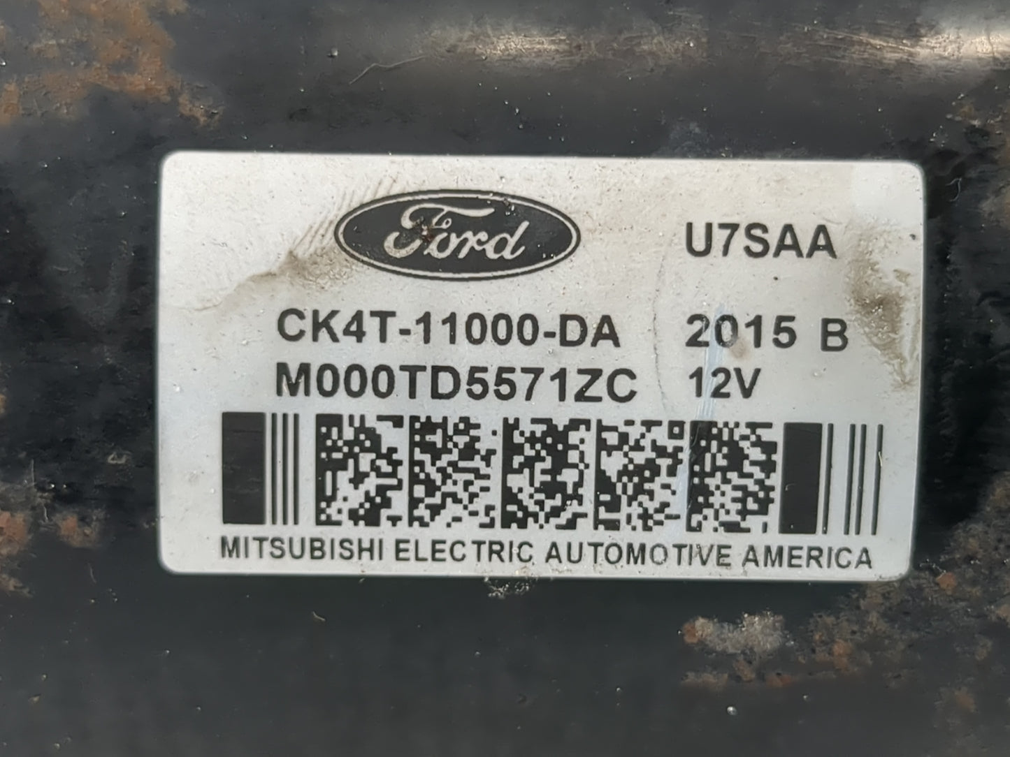 2015 Lincoln Navigator Car Starter Motor Solenoid OEM P/N:CK4T-11000-DA Fits OEM Used Auto Parts - Oemusedautoparts1.com
