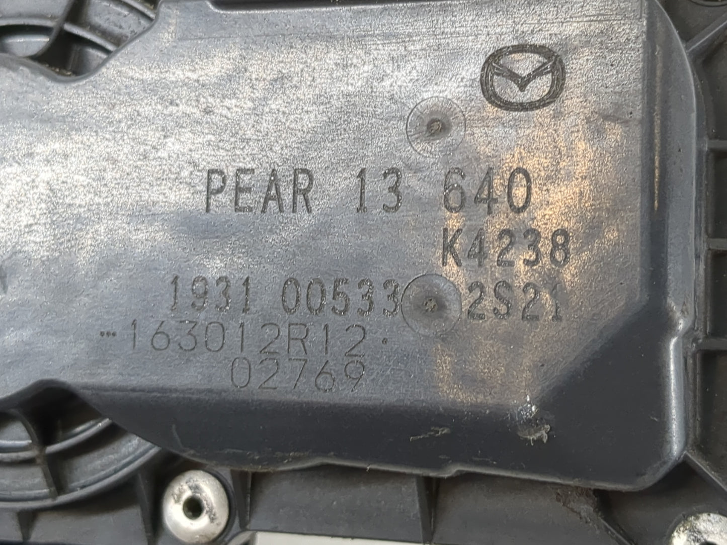 2012-2018 Mazda 3 Throttle Body P/N:0675 3S31 K4238, 13 640 Fits Fits 2012 2013 2014 2015 2016 2017 2018 OEM Used Auto Parts