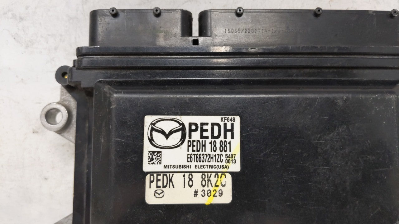 2015 Mazda 3 PCM Engine Control Computer ECU ECM PCU OEM P/N:PEDH 18 881 PEDH 18 881 Fits OEM Used Auto Parts - Oemusedautop