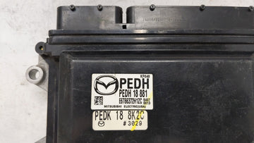 2015 Mazda 3 PCM Engine Control Computer ECU ECM PCU OEM P/N:PEDH 18 881 PEDH 18 881 Fits OEM Used Auto Parts