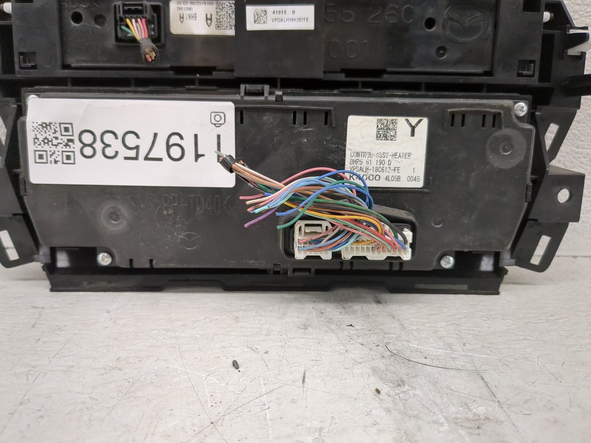 2014-2016 Mazda 3 Climate Control Module Temperature AC/Heater Replacement P/N:BHP5 61 190 D Fits Fits 2014 2015 2016 OEM Us