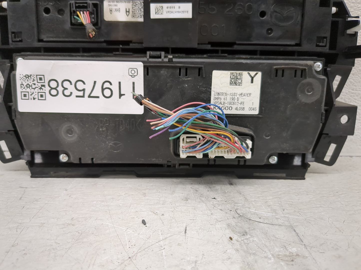 2014-2016 Mazda 3 Climate Control Module Temperature AC/Heater Replacement P/N:BHP5 61 190 D Fits Fits 2014 2015 2016 OEM Us