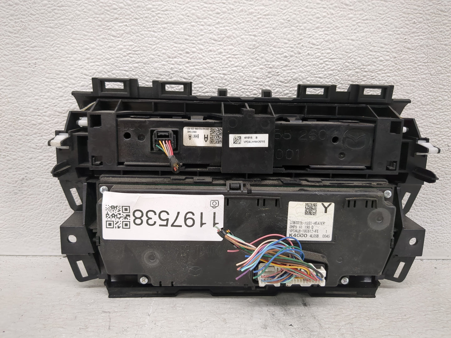 2014-2016 Mazda 3 Climate Control Module Temperature AC/Heater Replacement P/N:BHP5 61 190 D Fits Fits 2014 2015 2016 OEM Us