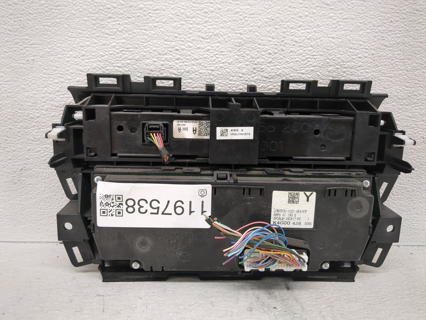2014-2016 Mazda 3 Climate Control Module Temperature AC/Heater Replacement P/N:BHP5 61 190 D Fits Fits 2014 2015 2016 OEM Us