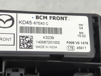 2014-2016 Mazda 3 Fusebox Fuse Box Panel Relay Module P/N:KD45-675X0 C Fits Fits 2014 2015 2016 OEM Used Auto Parts - Oemuse