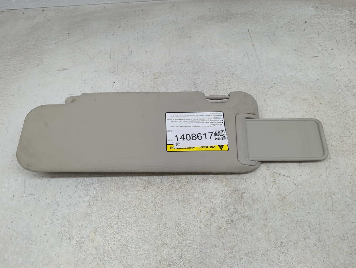 2014-2018 Mazda 3 Sun Visor Shade Replacement Passenger Right Mirror Fits Fits 2014 2015 2016 2017 2018 OEM Used Auto Parts 