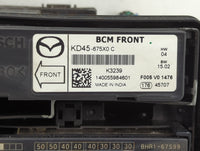 2014-2016 Mazda 3 Fusebox Fuse Box Panel Relay Module P/N:KD45-675X0 Fits Fits 2014 2015 2016 OEM Used Auto Parts - Oemuseda