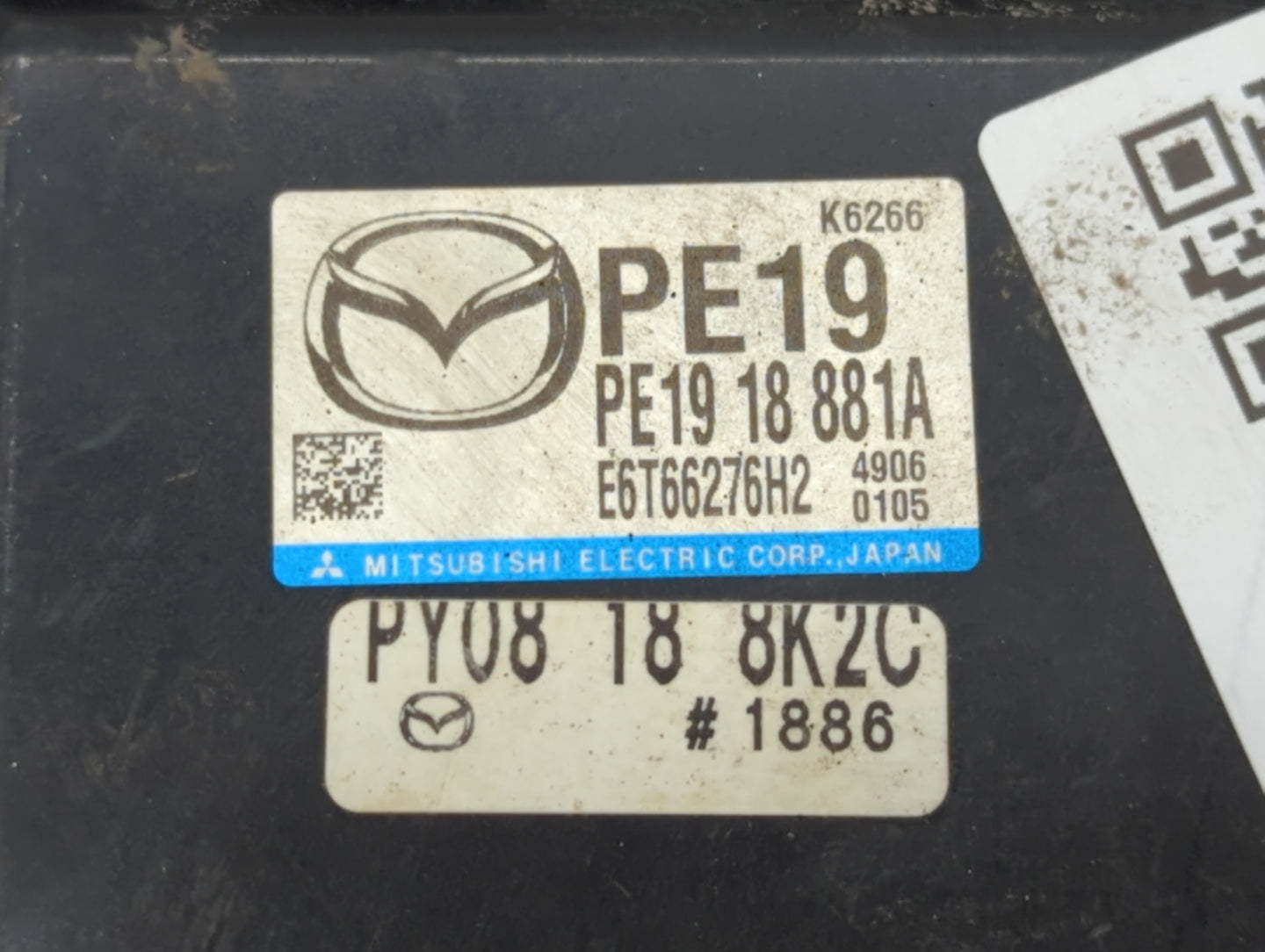 2014 Mazda 3 PCM Engine Control Computer ECU ECM PCU OEM P/N:PEDH 18 881 PEAB 18 881A, 03L 906 012 BP, PE19 18 881A Fits OEM