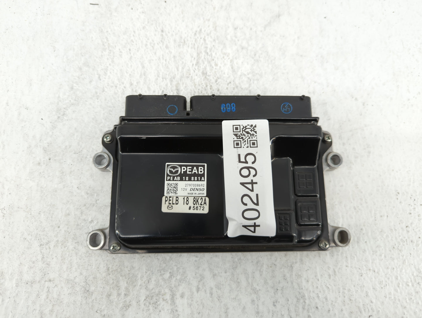 2014 Mazda 3 PCM Engine Control Computer ECU ECM PCU OEM P/N:PEDH 18 881 PEAB 18 881A, 03L 906 012 BP, PE19 18 881A Fits OEM