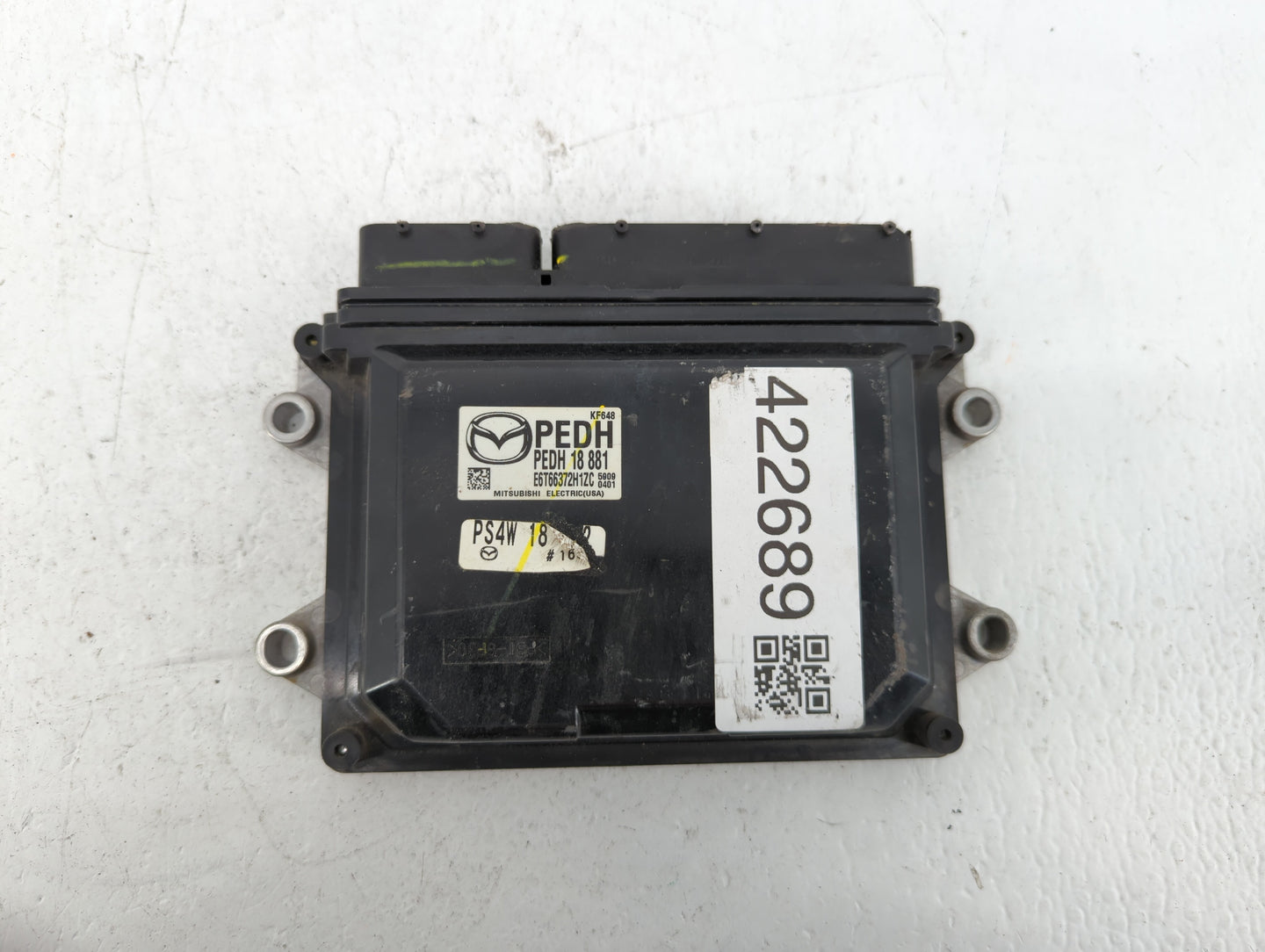 2014-2016 Mazda 3 PCM Engine Control Computer ECU ECM PCU OEM P/N:PEDH 18 881 PEAB 18 881A Fits Fits 2014 2015 2016 OEM Used