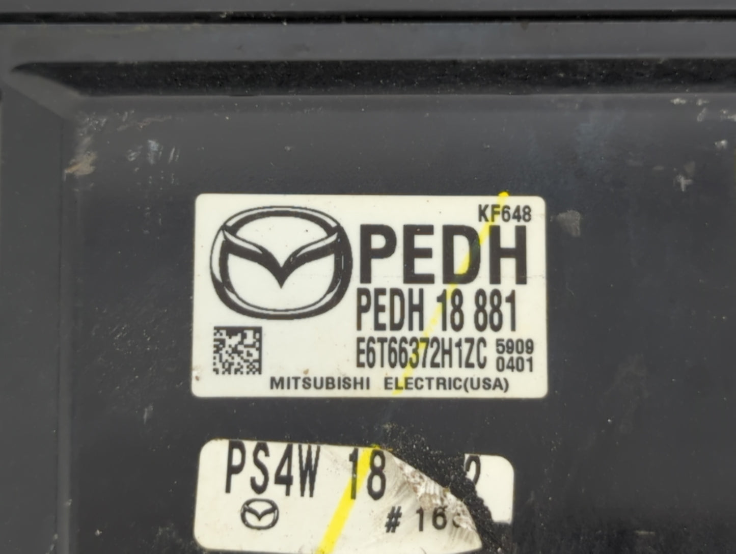 2014-2016 Mazda 3 PCM Engine Control Computer ECU ECM PCU OEM P/N:PEDH 18 881 PEAB 18 881A Fits Fits 2014 2015 2016 OEM Used
