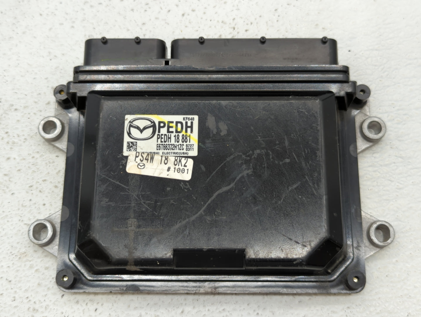 2014-2016 Mazda 3 PCM Engine Control Computer ECU ECM PCU OEM P/N:PEAB 18 881A PEDH 18 881 Fits Fits 2014 2015 2016 OEM Used