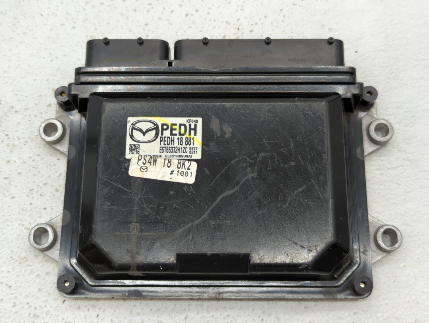 2014-2016 Mazda 3 PCM Engine Control Computer ECU ECM PCU OEM P/N:PEAB 18 881A PEDH 18 881 Fits Fits 2014 2015 2016 OEM Used