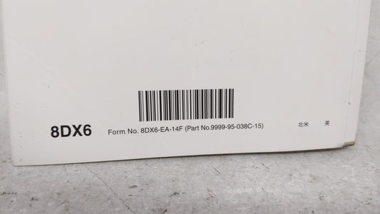 2015 Mazda 3 Owners Manual Book Guide OEM Used Auto Parts