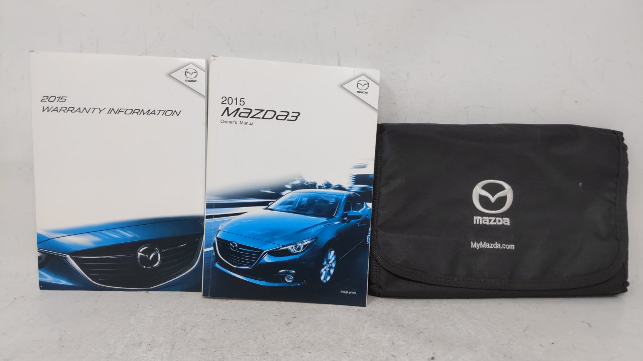 2015 Mazda 3 Owners Manual Book Guide OEM Used Auto Parts - Oemusedautoparts1.com