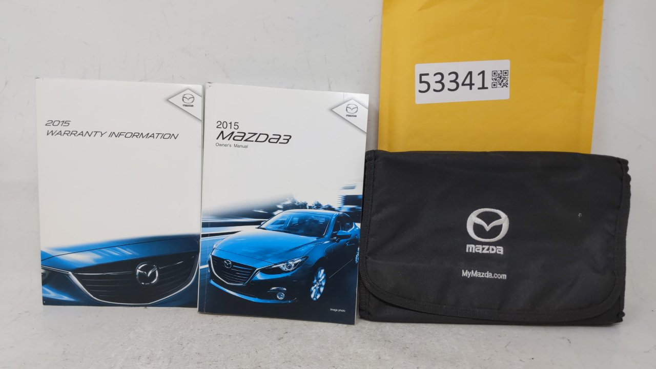 2015 Mazda 3 Owners Manual Book Guide OEM Used Auto Parts - Oemusedautoparts1.com