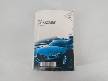 2015 Mazda 3 Owners Manual Book Guide P/N:9999-EC-038C-15 OEM Used Auto Parts - Oemusedautoparts1.com