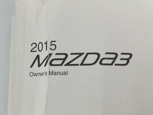 2015 Mazda 3 Owners Manual Book Guide P/N:9999-EC-038C-15 OEM Used Auto Parts