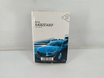 2015 Mazda 3 Owners Manual Book Guide P/N:9999-EC-038C-15 OEM Used Auto Parts - Oemusedautoparts1.com
