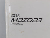 2015 Mazda 3 Owners Manual Book Guide P/N:9999-EC-038C-15 OEM Used Auto Parts - Oemusedautoparts1.com