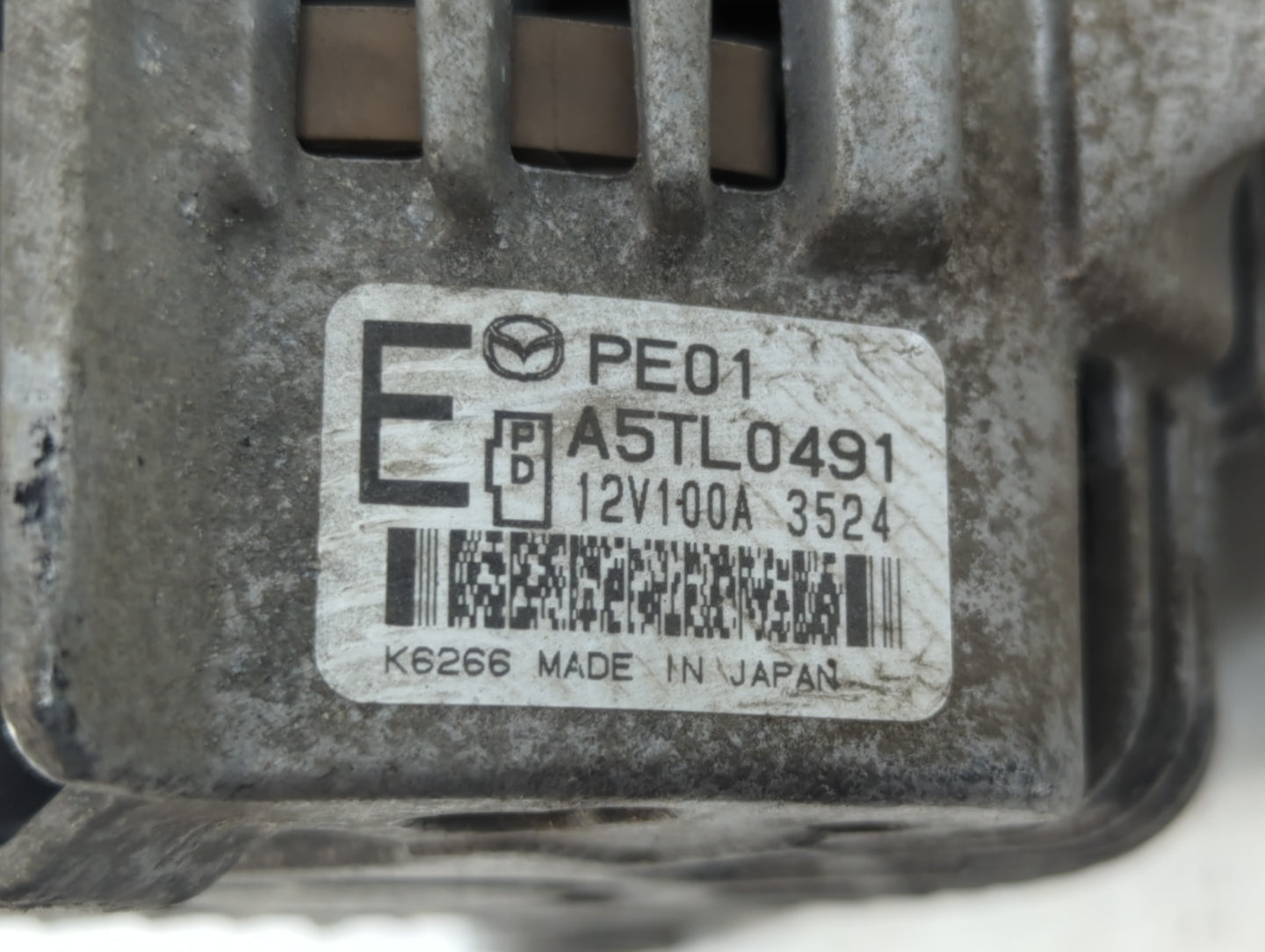 2015 Mazda 3 Sport Alternator Replacement Generator Charging Assembly Engine OEM P/N:A5TL0491 Fits Fits 2013 2014 2016 2017 
