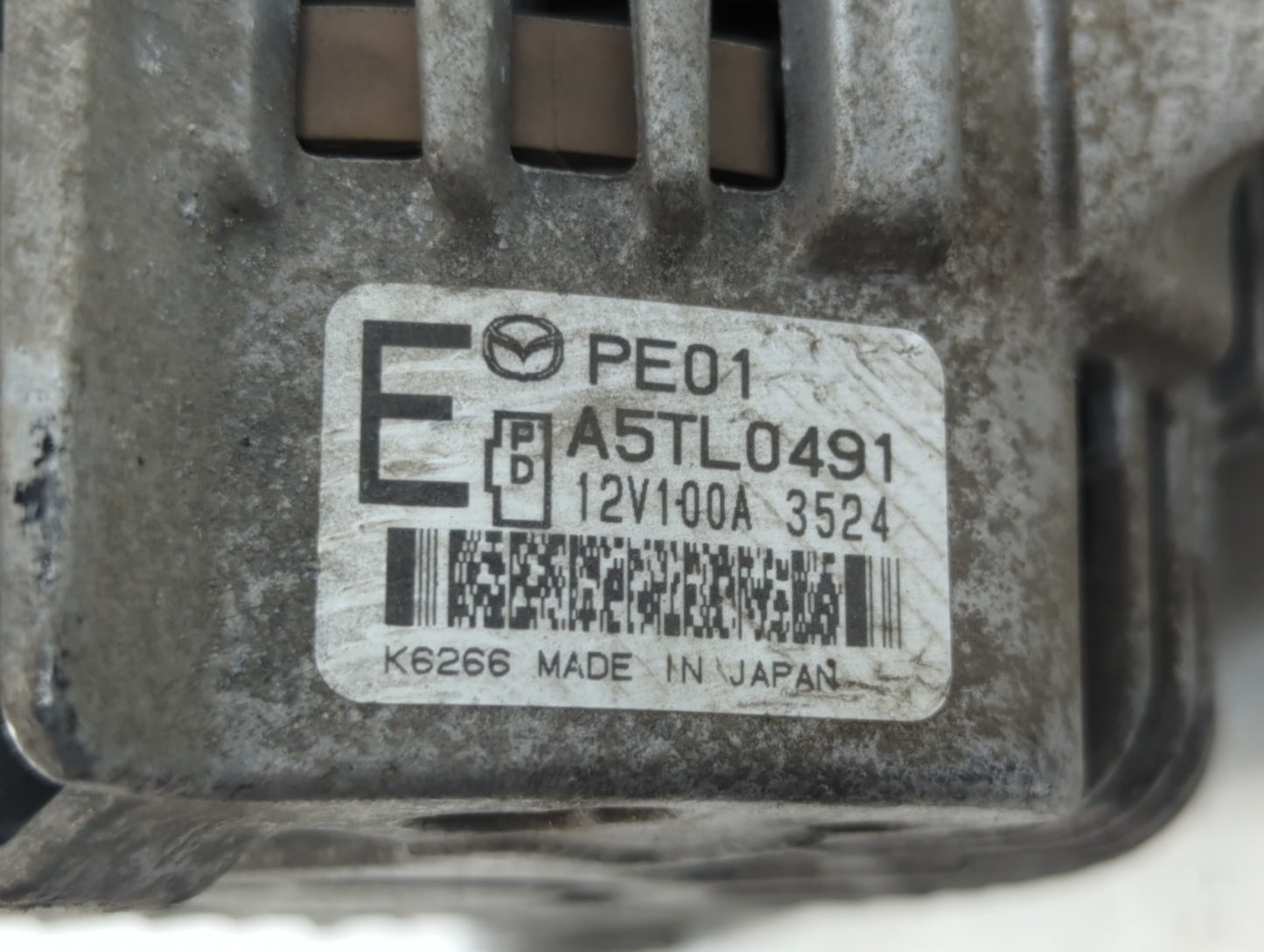 2015 Mazda 3 Sport Alternator Replacement Generator Charging Assembly Engine OEM P/N:A5TL0491 Fits Fits 2013 2014 2016 2017 
