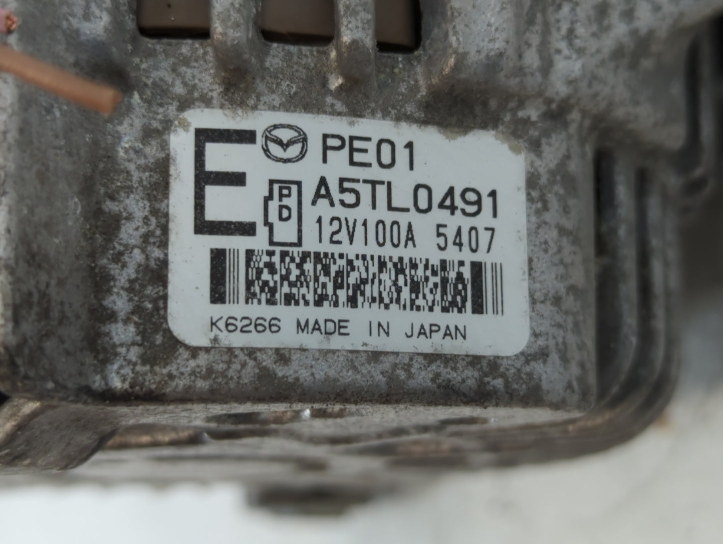 2015 Mazda 3 Sport Alternator Replacement Generator Charging Assembly Engine OEM P/N:A5TL0491 Fits Fits 2013 2014 2016 2017 
