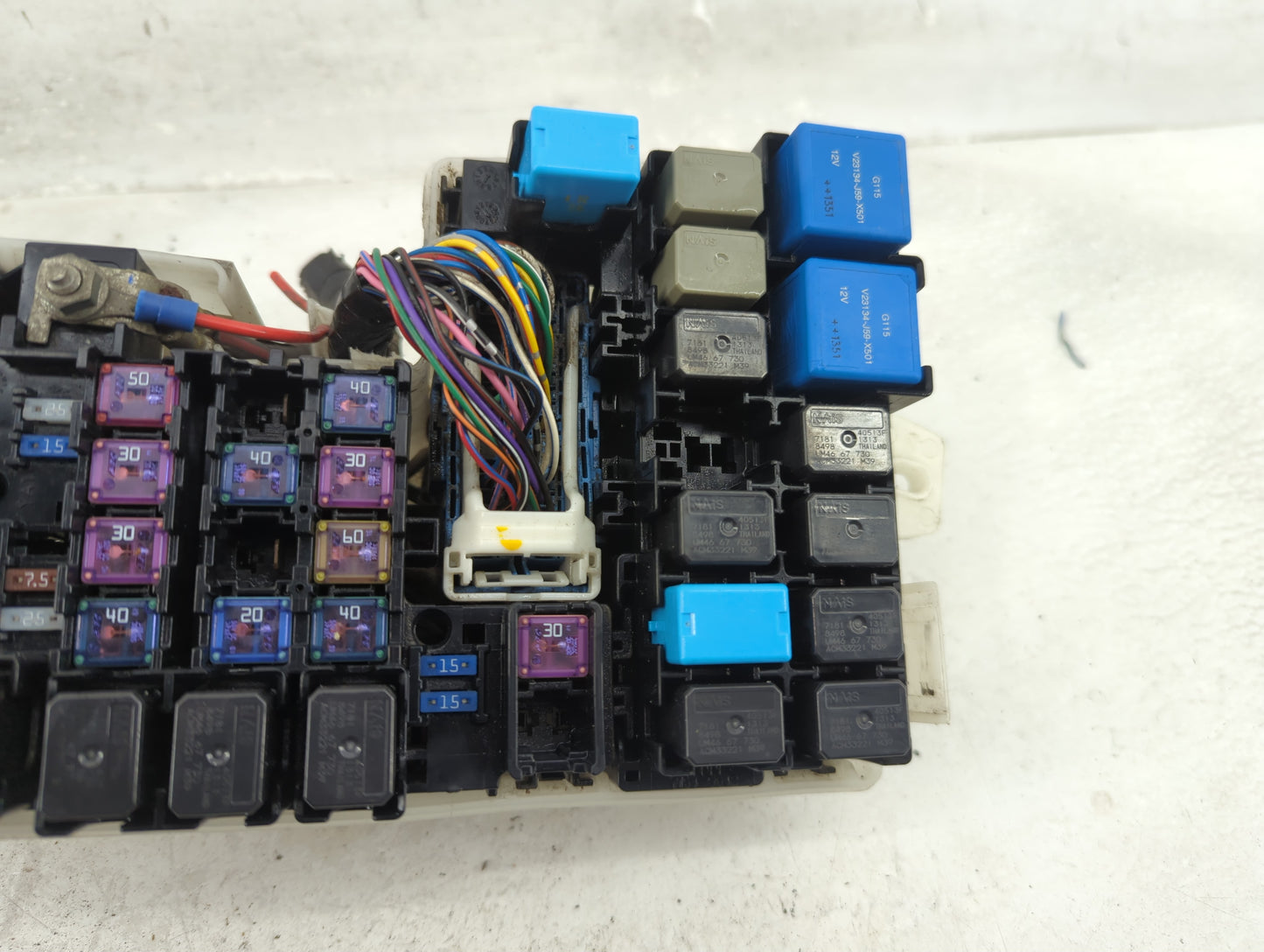 2012-2017 Mazda 5 Fusebox Fuse Box Panel Relay Module P/N:C597-6676Y Fits Fits 2012 2013 2014 2015 2016 2017 OEM Used Auto P
