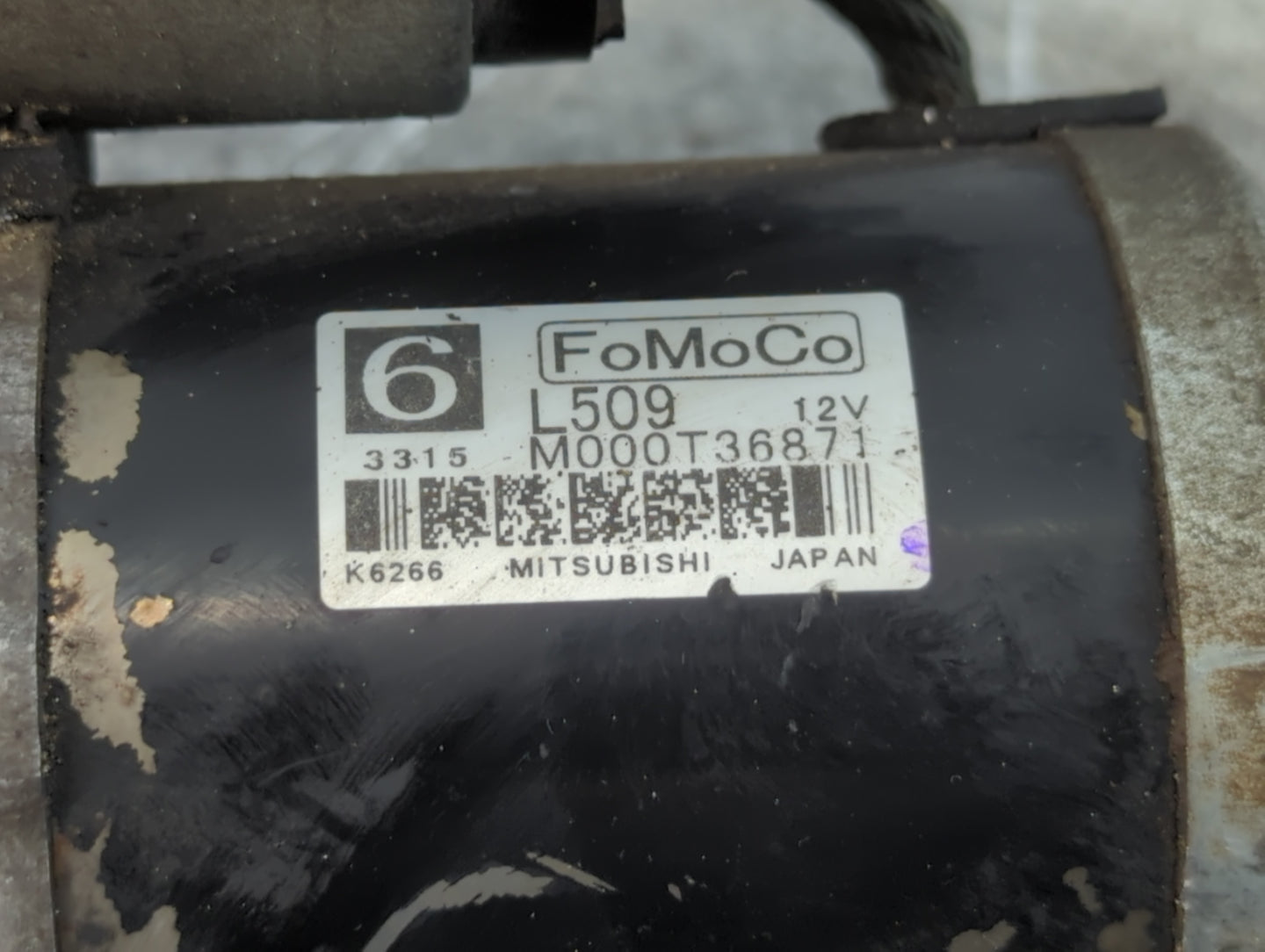 2013-2017 Mazda 5 Car Starter Motor Solenoid OEM P/N:M000T36871 Fits Fits 2013 2014 2015 2016 2017 OEM Used Auto Parts - Oem