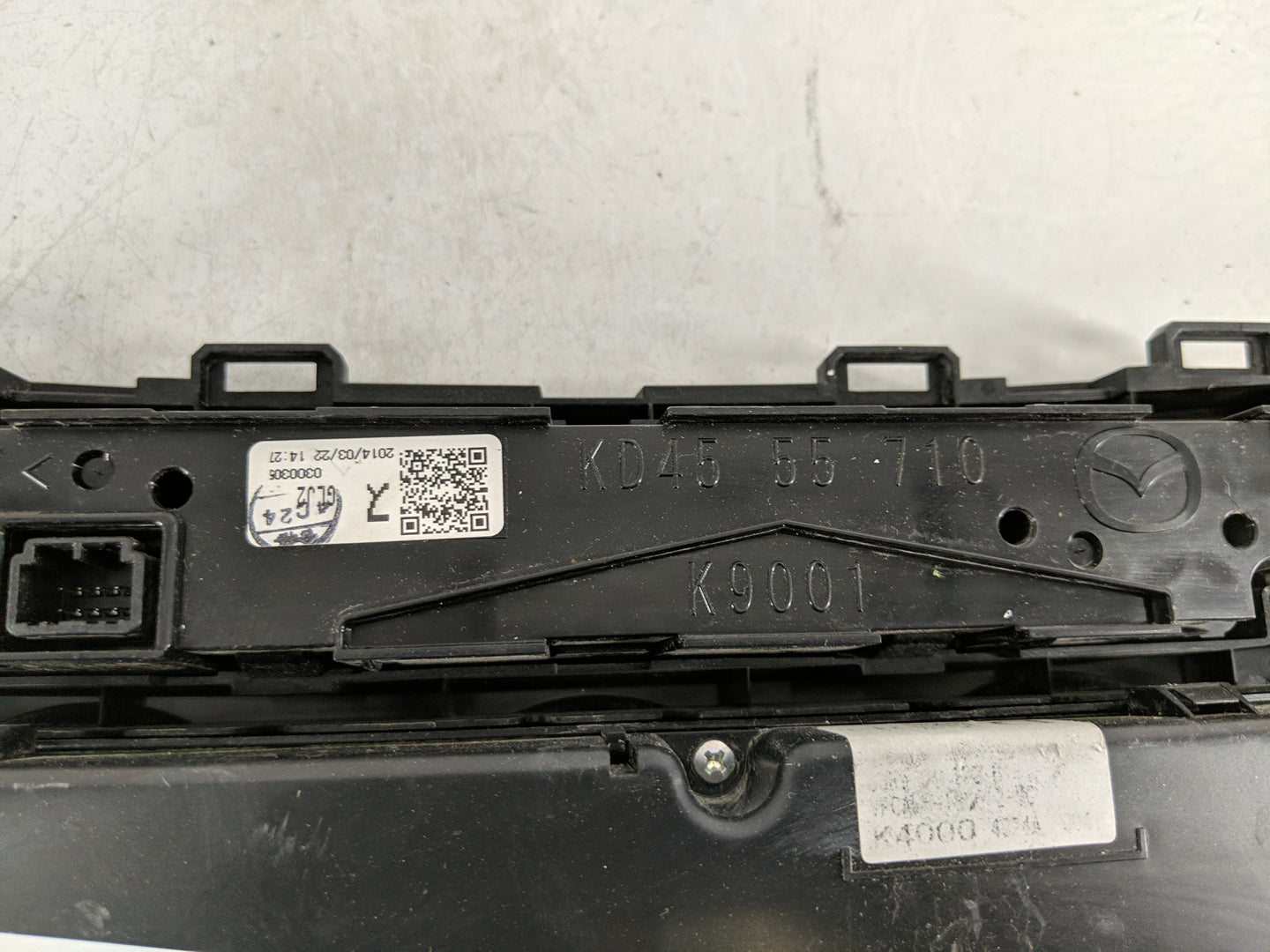 2014-2015 Mazda 6 Climate Control Module Temperature AC/Heater Replacement P/N:KD45 55 710 Fits Fits 2014 2015 OEM Used Auto